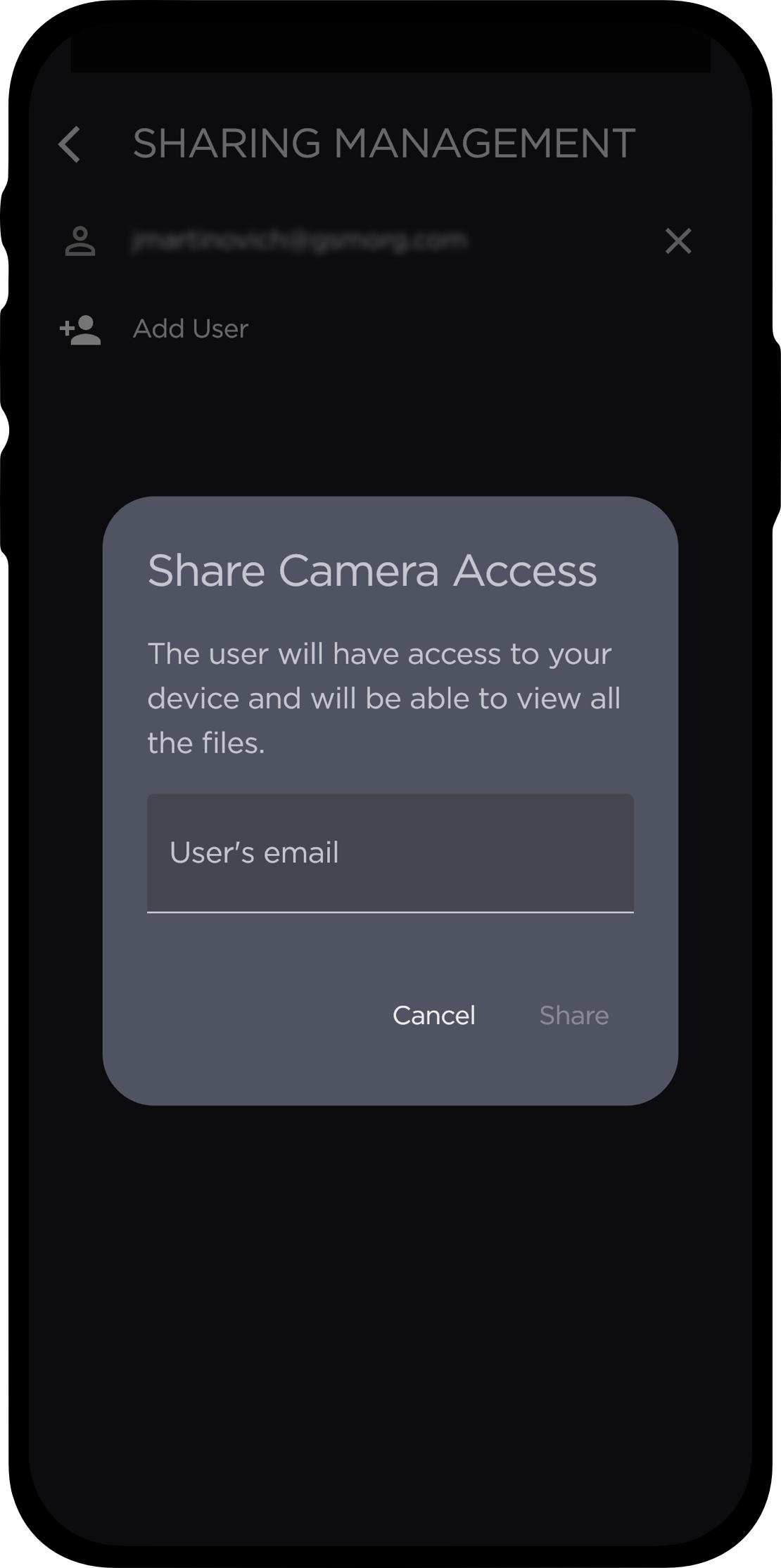 camera sharing